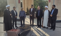 ادای احترام مشاور وزیر آموزش و پرورش به مقام شامخ شهدا در همدان