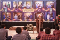 اجرای برنامه برنامه پیوند مسجد و مدرسه با حضور امام جمعه زنجان