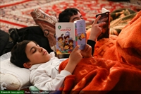 تصاویر / حضور پرشور دانش آموزان اصفهانی در مراسم معنوی اعتکاف