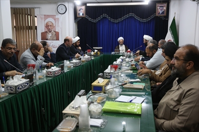 دیدار اعضای قطب های ستاد همکاریها  با آیت الله رجبی عضو شورای عالی حوزه های علمیه 