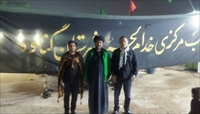 بازدید امام جمعه گناوه از موکب دانش آموزی و فرهنگیان استان بوشهر