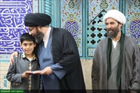 تصاویر/ حضور نماینده ولی فقیه  در جمع اولیای و دانش آموزان مدارس امین زنجان
