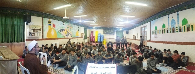 بازدید عضوخبرگان رهبری ازیک مدرسه طرح امین در استان گیلان  